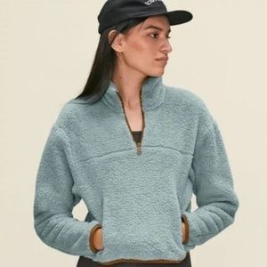 Girlfriend Collective Recycled Half-Zip Fleece